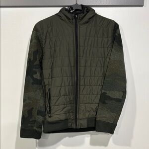 Men's Green Quilted Jacket